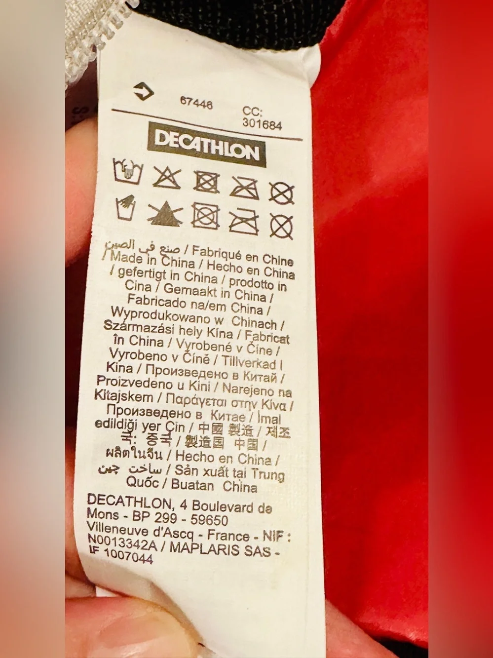 NEW Decathlon Quechua 10L Hiking Backpack Daypack Coral Pink & Maroon Small